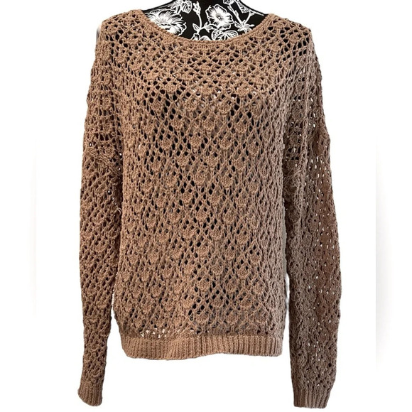 NICOLE MILLER Artelier crochet sweater - Picture 1 of 10